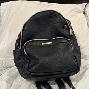 Juicy Couture Embossed Black Backpack